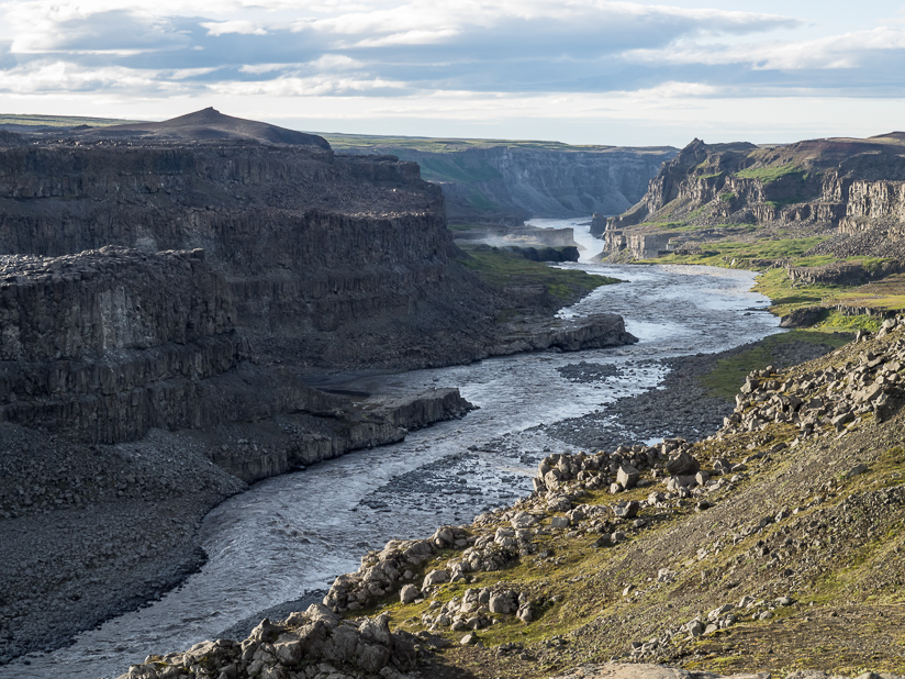 Downstream from Dettifoss, Jökulsárgljúfur National Park, North East Region