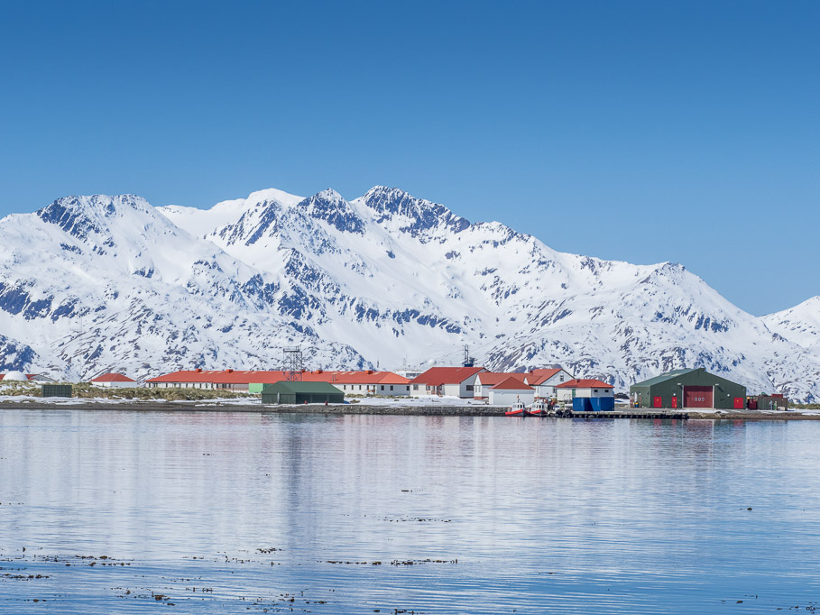 King George Point Research Station at Grytviken - South Georgia