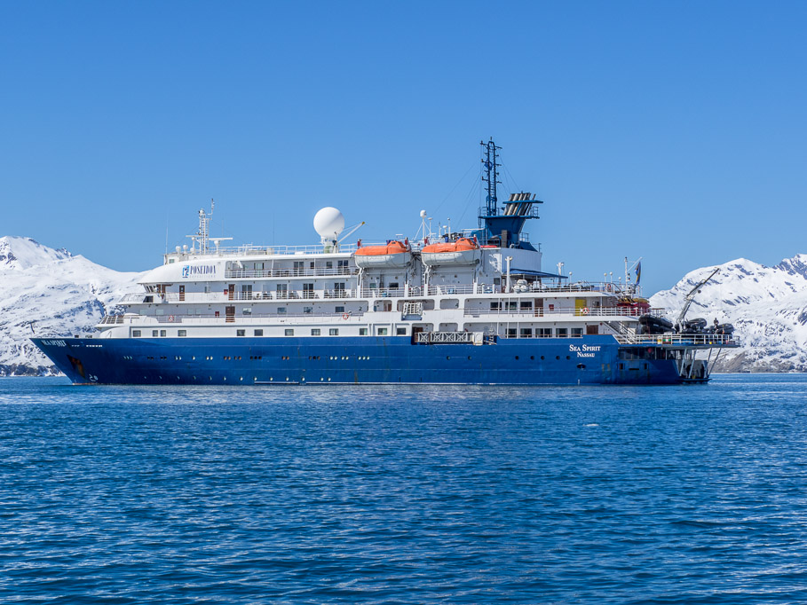 Sea Spirit at Grytviken - South Georgia