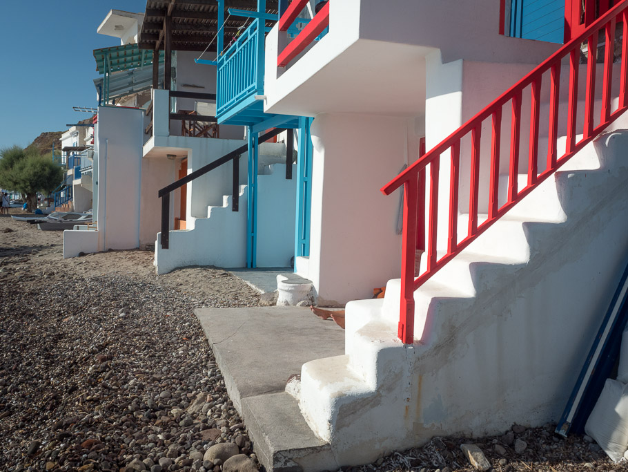 Milos Island, Klima Steps